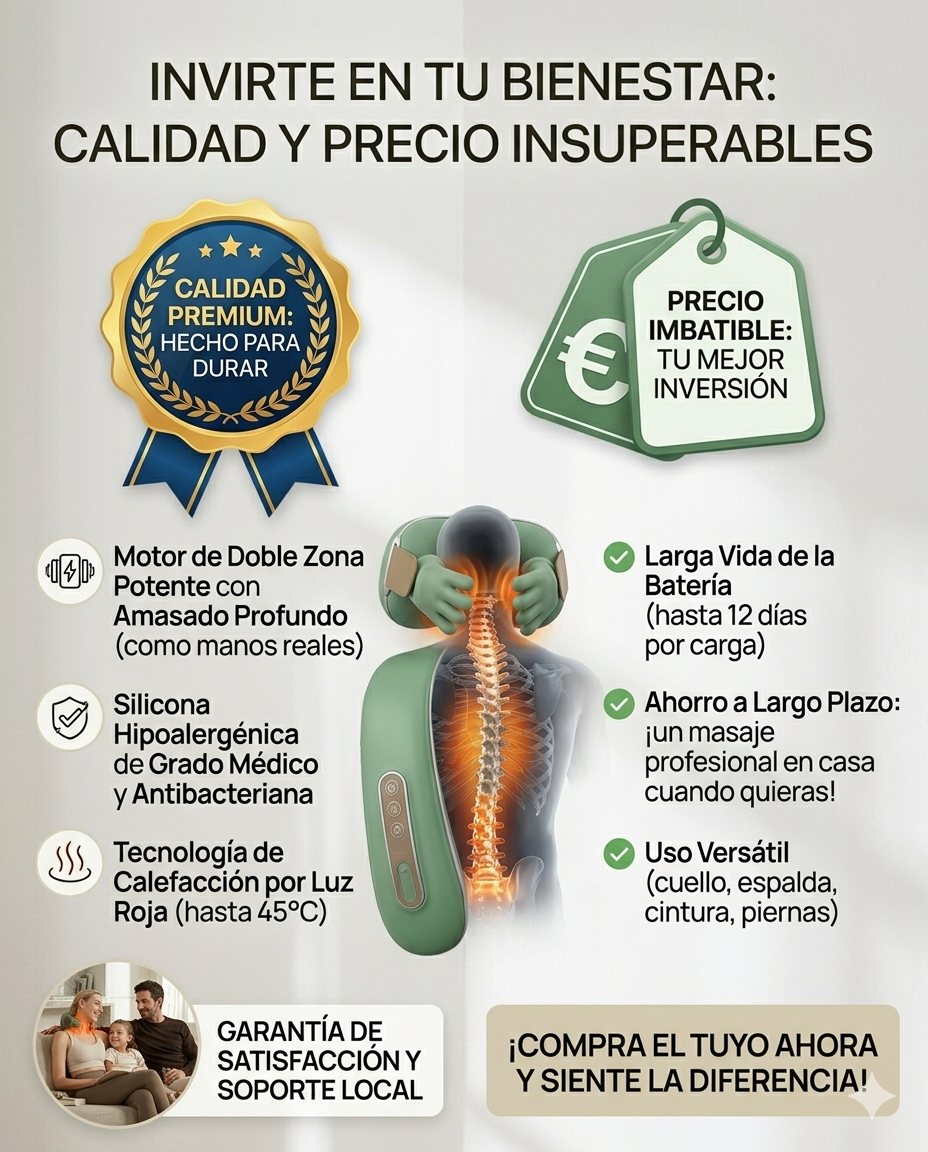 Masajeador Cervical y de Espalda (Paga al Recibir)